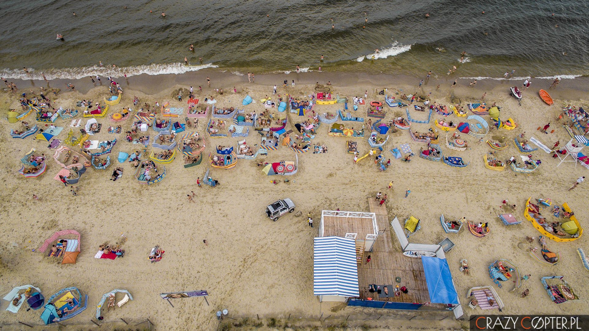Monitoring Ruchu Turystycznego na plaży w Stegnie